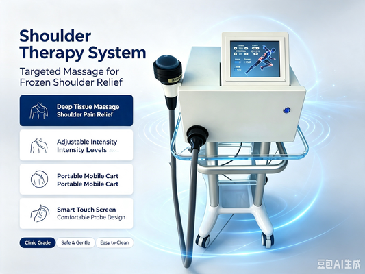 Mobile Shockwave Therapy Machine for Shoulder Periarthritis Pain Relief